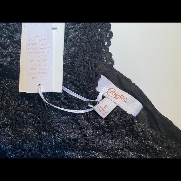 NWT CANDIES Lace Column Shift Dress w/ Long Sleeve - Picture 6 of 7